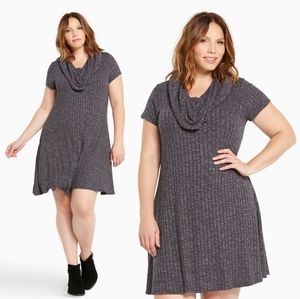 Torrid Hacci Knot Cowl Neck Dress